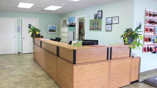 Front desk at Animal Health Clinic of Humboldt