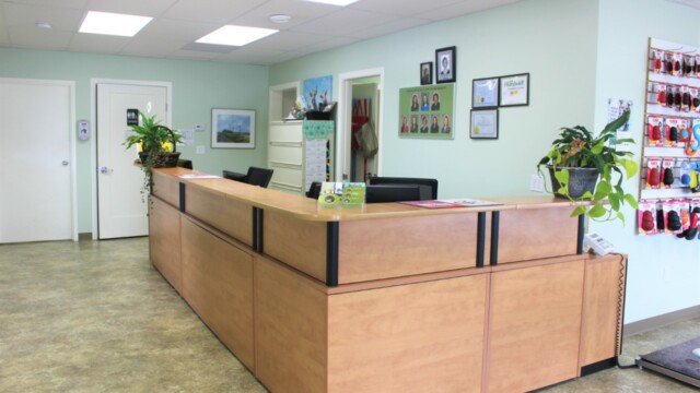 Front desk at Animal Health Clinic of Humboldt